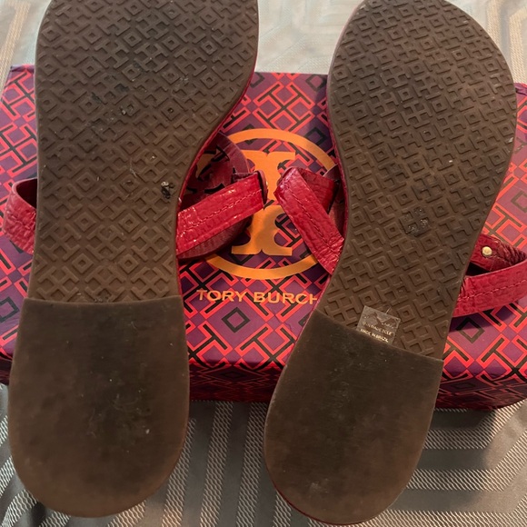 Tory Burch Women's Red Sandals - Picture 5 of 5